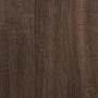 Mueble TV madera ingeniería y metal marrón roble 80x31x39,5 cm de , Muebles TV - Ref: Foro24-848923, Precio: 62,12 €, Descuen...