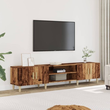 Mueble de TV madera ingeniería madera envejecida 180x31,5x40 cm de , Muebles TV - Ref: Foro24-857141, Precio: 107,19 €, Descu...