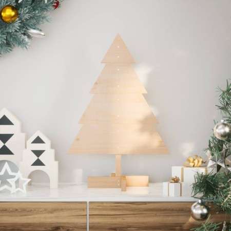 Árbol de Navidad de adorno madera maciza 70 cm de , Arboles de navidad - Ref: Foro24-4019699, Precio: 20,42 €, Descuento: %