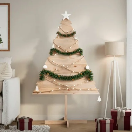 Árbol de Navidad de adorno madera maciza 150 cm de , Arboles de navidad - Ref: Foro24-4019701, Precio: 36,51 €, Descuento: %