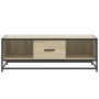 Mesa de centro madera ingeniería metal roble Sonoma 100x57x35cm de , Mesas de centro - Ref: Foro24-848760, Precio: 72,75 €, D...