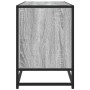 Mueble TV madera ingeniería y metal gris Sonoma 100x35x50 cm de , Muebles TV - Ref: Foro24-848832, Precio: 75,85 €, Descuento: %