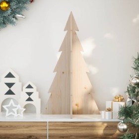 Árbol de Navidad de madera de adorno madera maciza pino 80 cm de , Arboles de navidad - Ref: Foro24-858168, Precio: 24,67 €, ...