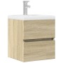Armario de lavabo madera ingeniería roble Sonoma 41x38,5x45 cm de , Muebles de baño - Ref: Foro24-856236, Precio: 41,58 €, De...