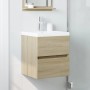 Armario de lavabo madera ingeniería roble Sonoma 41x38,5x45 cm de , Muebles de baño - Ref: Foro24-856236, Precio: 41,58 €, De...