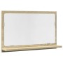 Espejo mueble baño madera ingeniería roble Sonoma 60x11x37 cm de , Tocadores de baño - Ref: Foro24-856191, Precio: 36,17 €, D...