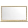 Espejo mueble baño madera ingeniería roble Sonoma 60x11x37 cm de , Tocadores de baño - Ref: Foro24-856191, Precio: 36,17 €, D...