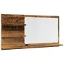Espejo mueble de baño madera ingeniería envejecida 90x11x45 cm de , Tocadores de baño - Ref: Foro24-856262, Precio: 42,22 €, ...