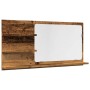 Espejo mueble de baño madera ingeniería envejecida 90x11x45 cm de , Tocadores de baño - Ref: Foro24-856262, Precio: 40,52 €, ...