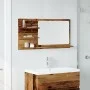 Espejo mueble de baño madera ingeniería envejecida 90x11x45 cm de , Tocadores de baño - Ref: Foro24-856262, Precio: 42,22 €, ...