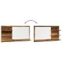 Espejo mueble de baño madera ingeniería envejecida 90x11x45 cm de , Tocadores de baño - Ref: Foro24-856262, Precio: 42,22 €, ...