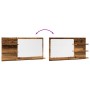 Espejo mueble de baño madera ingeniería envejecida 90x11x45 cm de , Tocadores de baño - Ref: Foro24-856262, Precio: 40,52 €, ...