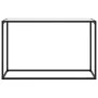 Tempered glass white console table 120x35x75 cm by vidaXL, Side tables - Ref: Foro24-322817, Price: 67,84 €, Discount: %