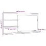 Espejo mueble de baño madera ingeniería envejecida 90x11x45 cm de , Tocadores de baño - Ref: Foro24-856262, Precio: 42,22 €, ...