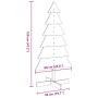 Árbol de Navidad de madera de adorno madera maciza pino 120 cm de , Arboles de navidad - Ref: Foro24-858189, Precio: 24,01 €,...