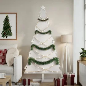 Árbol de Navidad de adorno madera maciza pino blanco 180 cm de , Arboles de navidad - Ref: Foro24-858196, Precio: 44,41 €, De...