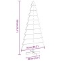 Árbol de Navidad de adorno madera maciza pino blanco 180 cm de , Arboles de navidad - Ref: Foro24-858196, Precio: 44,81 €, De...