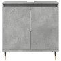 Armario de baño madera de ingeniería gris hormigón 58x33x60 cm de , Muebles de baño - Ref: Foro24-857213, Precio: 48,84 €, De...