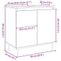 Armario de baño madera de ingeniería gris hormigón 58x33x60 cm de , Muebles de baño - Ref: Foro24-857213, Precio: 48,84 €, De...