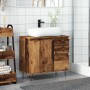 Mueble de lavabo madera de ingeniería envejecida 65x33x60 cm de , Muebles de baño - Ref: Foro24-857226, Precio: 95,05 €, Desc...