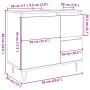 Mueble de lavabo madera de ingeniería envejecida 65x33x60 cm de , Muebles de baño - Ref: Foro24-857226, Precio: 95,05 €, Desc...