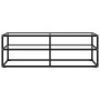 Mueble para TV negro con vidrio templado negro 120x40x40 cm de vidaXL, Muebles TV - Ref: Foro24-322859, Precio: 84,75 €, Desc...