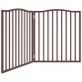 Puerta para perros plegable 2 paneles álamo marrón roble 160 cm de , Casetas y cercados para perros - Ref: Foro24-352234, Pre...