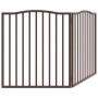 Puerta para perros plegable 2 paneles álamo marrón roble 160 cm de , Casetas y cercados para perros - Ref: Foro24-352234, Pre...