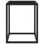 Mesa de centro negra con vidrio negro 40x40x50 cm de vidaXL, Mesas de centro - Ref: Foro24-322908, Precio: 43,41 €, Descuento: %