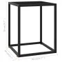 Mesa de centro negra con vidrio negro 40x40x50 cm de vidaXL, Mesas de centro - Ref: Foro24-322908, Precio: 43,41 €, Descuento: %