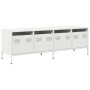 Mueble para TV acero laminado en frío blanco 135x39x43,5 cm de , Muebles TV - Ref: Foro24-851309, Precio: 114,94 €, Descuento: %