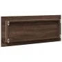 Espejo de baño LED madera ingeniería roble marrón 100x8,5x37 cm de , Tocadores de baño - Ref: Foro24-856274, Precio: 56,02 €,...