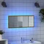 Espejo de baño LED madera ingeniería roble artisan 100x8,5x37cm de , Tocadores de baño - Ref: Foro24-856276, Precio: 51,39 €,...