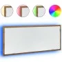 Espejo de baño LED madera ingeniería roble artisan 100x8,5x37cm de , Tocadores de baño - Ref: Foro24-856276, Precio: 51,39 €,...