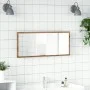Espejo de baño LED madera ingeniería roble artisan 100x8,5x37cm de , Tocadores de baño - Ref: Foro24-856276, Precio: 51,39 €,...