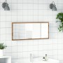 Espejo de baño LED madera ingeniería roble artisan 100x8,5x37cm de , Tocadores de baño - Ref: Foro24-856276, Precio: 52,73 €,...