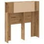 Cabecero armario madera ingeniería roble artisan 100x19x104,5cm von , Schließfächer und Lagerschränke - Ref: Foro24-856877, P...