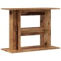 Soporte para acuario madera ingeniería envejecida 80x35x60 cm de , Soportes para acuarios - Ref: Foro24-857272, Precio: 58,72...