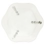 Mesa auxiliar 2 niveles vidrio templado transparente 38x38x50cm de vidaXL, Mesas auxiliares - Ref: Foro24-322790, Precio: 34,...