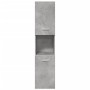 Juego muebles de baño 4 pzas madera contrachapada gris hormigón de , Muebles de baño - Ref: Foro24-3324874, Precio: 167,38 €,...