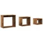 Mesas apilables 3 uds madera de ingeniería envejecida by , Side tables - Ref: Foro24-856674, Price: 60,80 €, Discount: %