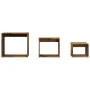 Mesas apilables 3 uds madera de ingeniería envejecida by , Side tables - Ref: Foro24-856674, Price: 60,80 €, Discount: %