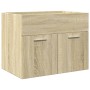 Juego de muebles de baño 4 pzas contrachapada roble Sonoma de , Muebles de baño - Ref: Foro24-3325005, Precio: 217,61 €, Desc...