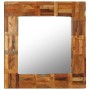 Espejo de pared de madera maciza reciclada 60x60 cm en Espejos | Comprar online en Foru.es
