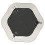 Mesa auxiliar 2 niveles vidrio transparente y negro 38x38x50 cm de vidaXL, Mesas auxiliares - Ref: Foro24-322791, Precio: 30,...