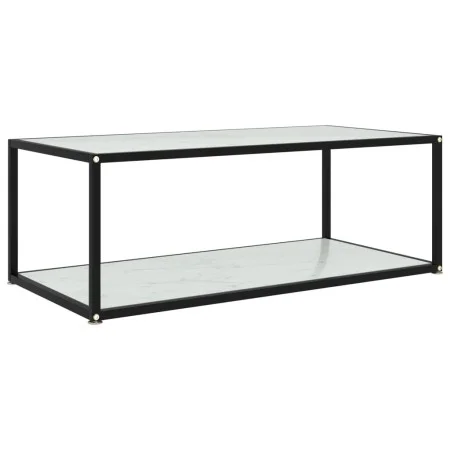 Mesa de centro vidrio templado blanco 100x50x35 cm de vidaXL, Mesas de centro - Ref: Foro24-322899, Precio: 65,18 €, Descuent...