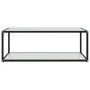 Mesa de centro vidrio templado blanco 100x50x35 cm de vidaXL, Mesas de centro - Ref: Foro24-322899, Precio: 65,18 €, Descuent...