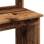 Escritorio estantes madera ingeniería envejecida 102x45x148 cm de , Escritorios - Ref: Foro24-855834, Precio: 88,39 €, Descue...