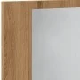 Armario con espejo y LED madera roble artisan 60x12x45 cm de , Tocadores de baño - Ref: Foro24-856283, Precio: 59,10 €, Descu...