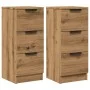 Aparadores 2 uds madera ingeniería roble artisian 30x30x70 cm de , Aparadores - Ref: Foro24-856958, Precio: 118,86 €, Descuen...